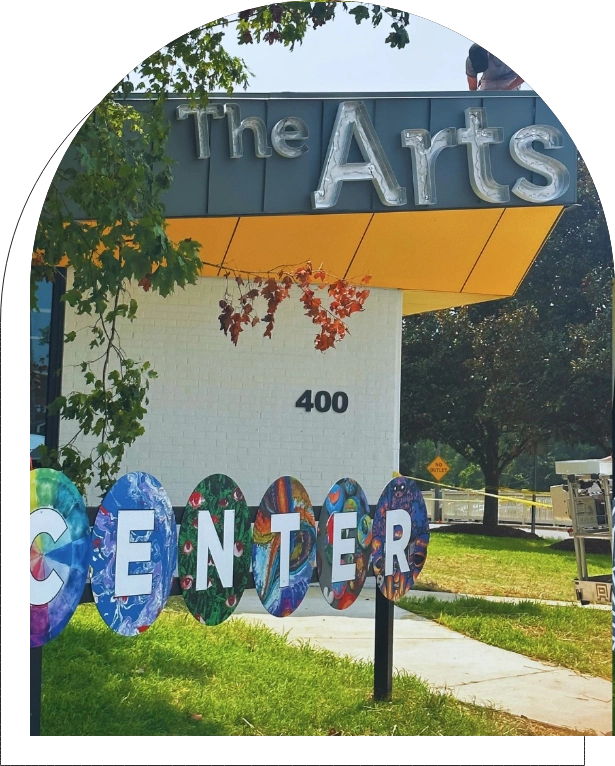 Exterior photo of the new ArtsCenter